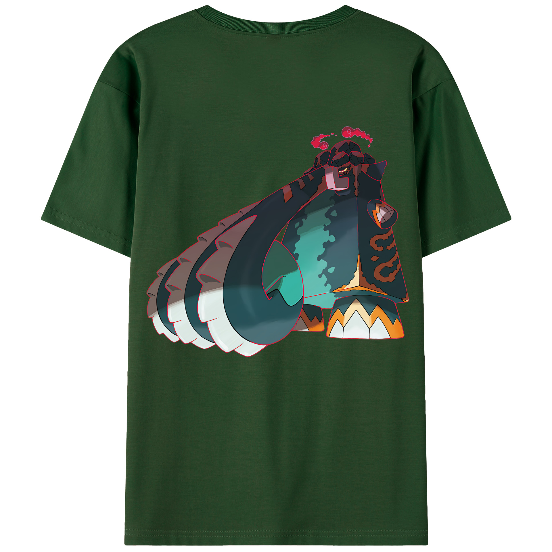 （画像用） ポケットモンスター Pokémon 綿100％半袖Tシャツ（背面プリント）
